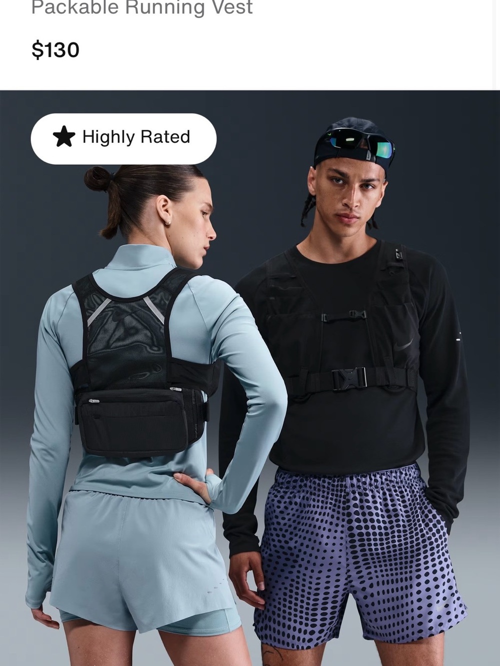 Nike Transform Packable Running Vest - Black